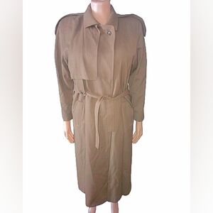 Vintage Sara Roberts Wool Trench Coat XL